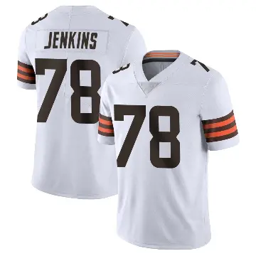 ＃78 Youth Teven Jenkins White Limited Cleveland Browns Vapor Untouchable Jersey