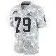 ＃79 Men's Dawand Jones Arctic Camo Limited Cleveland Browns 2024 Salute to Service Jersey