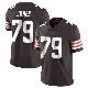 ＃79 Men's Dawand Jones Brown Limited Cleveland Browns Team Color Vapor Untouchable Jersey