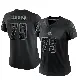 ＃79 Women's Dawand Jones Black Limited Cleveland Browns Reflective Jersey