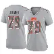 ＃79 Women's Dawand Jones Gray Game Cleveland Browns Atmosphere Fashion Jersey
