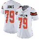 ＃79 Women's Dawand Jones White Limited Cleveland Browns Vapor Untouchable Jersey