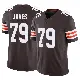 ＃79 Youth Dawand Jones Brown Limited Cleveland Browns Vapor F.U.S.E. Jersey