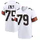 ＃79 Youth Dawand Jones White Game Cleveland Browns Jersey