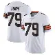 ＃79 Youth Dawand Jones White Limited Cleveland Browns Vapor Untouchable Jersey