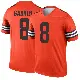 ＃8 Men's Dillon Gabriel Orange Legend Cleveland Browns Inverted Jersey