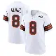 ＃8 Men's Dillon Gabriel White Game Cleveland Browns 1946 Collection Alternate Jersey