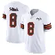＃8 Men's Dillon Gabriel White Limited Cleveland Browns Vapor 1946 Collection Alternate Jersey