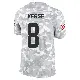 ＃8 Men's Jared Verse Arctic Camo Limited Cleveland Browns 2024 Salute to Service Jersey