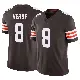 ＃8 Men's Jared Verse Brown Limited Cleveland Browns Vapor F.U.S.E. Jersey