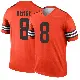＃8 Men's Jared Verse Orange Legend Cleveland Browns Inverted Jersey
