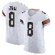 ＃8 Men's Jared Verse White Elite Cleveland Browns Vapor Jersey