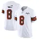 ＃8 Men's Jared Verse White Limited Cleveland Browns Vapor 1946 Collection Alternate Jersey