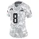 ＃8 Women's Dillon Gabriel Arctic Camo Limited Cleveland Browns 2024 Salute to Service Jersey