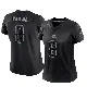 ＃8 Women's Jared Verse Black Limited Cleveland Browns Reflective Jersey