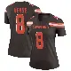 ＃8 Women's Jared Verse Brown Legend Cleveland Browns Jersey