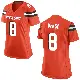 ＃8 Women's Jared Verse Orange Game Cleveland Browns Alternate Jersey