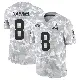 ＃8 Youth Dillon Gabriel Arctic Camo Limited Cleveland Browns 2024 Salute to Service Jersey