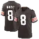 ＃8 Youth Dillon Gabriel Brown Game Cleveland Browns Team Color Jersey