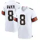 ＃8 Youth Dillon Gabriel White Game Cleveland Browns Jersey