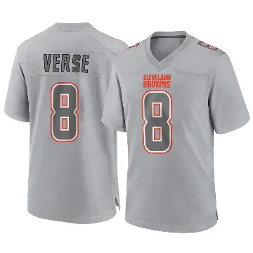 ＃8 Youth Jared Verse Gray Game Cleveland Browns Atmosphere Fashion Jersey