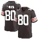 ＃80 Men's Jamari Thrash Brown Game Cleveland Browns Team Color Jersey