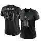 ＃80 Women's Jamari Thrash Black Limited Cleveland Browns Reflective Jersey