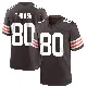 ＃80 Youth Jamari Thrash Brown Game Cleveland Browns Team Color Jersey