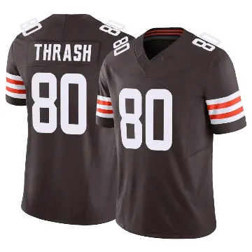 ＃80 Youth Jamari Thrash Brown Limited Cleveland Browns Vapor F.U.S.E. Jersey