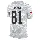 ＃81 Men's Chase Cota Arctic Camo Limited Cleveland Browns 2024 Salute to Service Jersey
