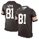 ＃81 Men's Chase Cota Brown Legend Cleveland Browns Jersey
