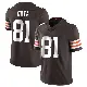 ＃81 Men's Chase Cota Brown Limited Cleveland Browns Team Color Vapor Untouchable Jersey