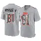 ＃81 Men's Michael Woods II Gray Game Cleveland Browns Atmosphere Fashion Jersey