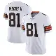 ＃81 Men's Michael Woods II White Limited Cleveland Browns Vapor Untouchable Jersey