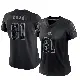 ＃81 Women's Chase Cota Black Limited Cleveland Browns Reflective Jersey