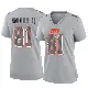 ＃81 Women's Michael Woods II Gray Game Cleveland Browns Atmosphere Fashion Jersey