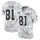 ＃81 Youth Chase Cota Arctic Camo Limited Cleveland Browns 2024 Salute to Service Jersey