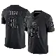 ＃81 Youth Chase Cota Black Limited Cleveland Browns Reflective Jersey