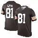 ＃81 Youth Chase Cota Brown Legend Cleveland Browns Jersey
