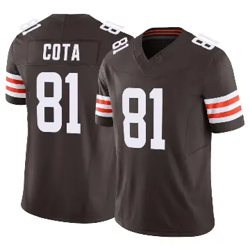 ＃81 Youth Chase Cota Brown Limited Cleveland Browns Vapor F.U.S.E. Jersey