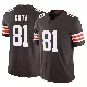 ＃81 Youth Chase Cota Brown Limited Cleveland Browns Vapor F.U.S.E. Jersey