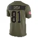 ＃81 Youth Chase Cota Olive Limited Cleveland Browns 2025 Salute to Service Jersey