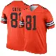 ＃81 Youth Chase Cota Orange Legend Cleveland Browns Inverted Jersey