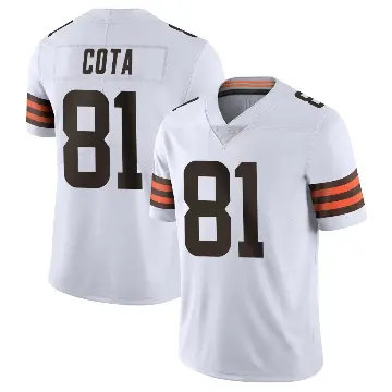 ＃81 Youth Chase Cota White Limited Cleveland Browns Vapor Untouchable Jersey
