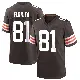 ＃81 Youth Luke Floriea Brown Game Cleveland Browns Team Color Jersey