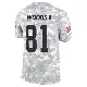 ＃81 Youth Michael Woods II Arctic Camo Limited Cleveland Browns 2024 Salute to Service Jersey