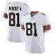 ＃81 Youth Michael Woods II White Limited Cleveland Browns Vapor Untouchable Jersey
