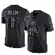 ＃82 Men's Brenden Bates Black Limited Cleveland Browns Reflective Jersey