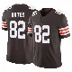 ＃82 Men's Brenden Bates Brown Limited Cleveland Browns Vapor F.U.S.E. Jersey