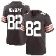 ＃82 Men's Ozzie Newsome Brown Game Cleveland Browns Team Color Jersey